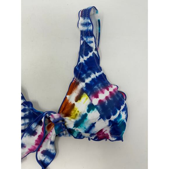 Hobie Women's Standard Ruffle Bralette Bikini Swimsuit Top - Small - Picture 3 of 7